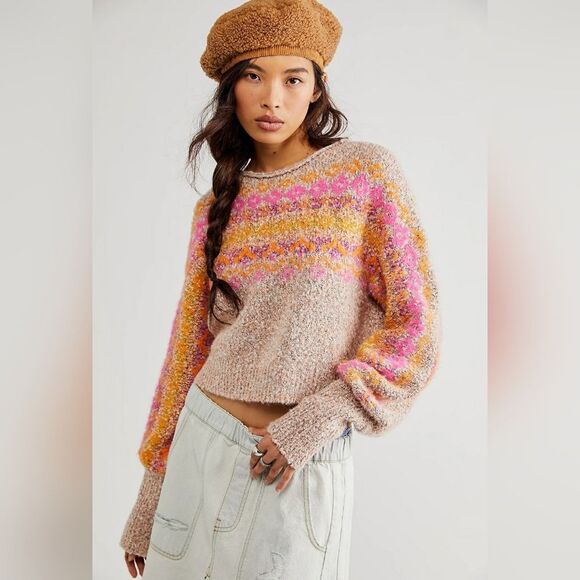 NWT Free People Women's Long Sleeve Sweater Size XS - Picture 1 of 11